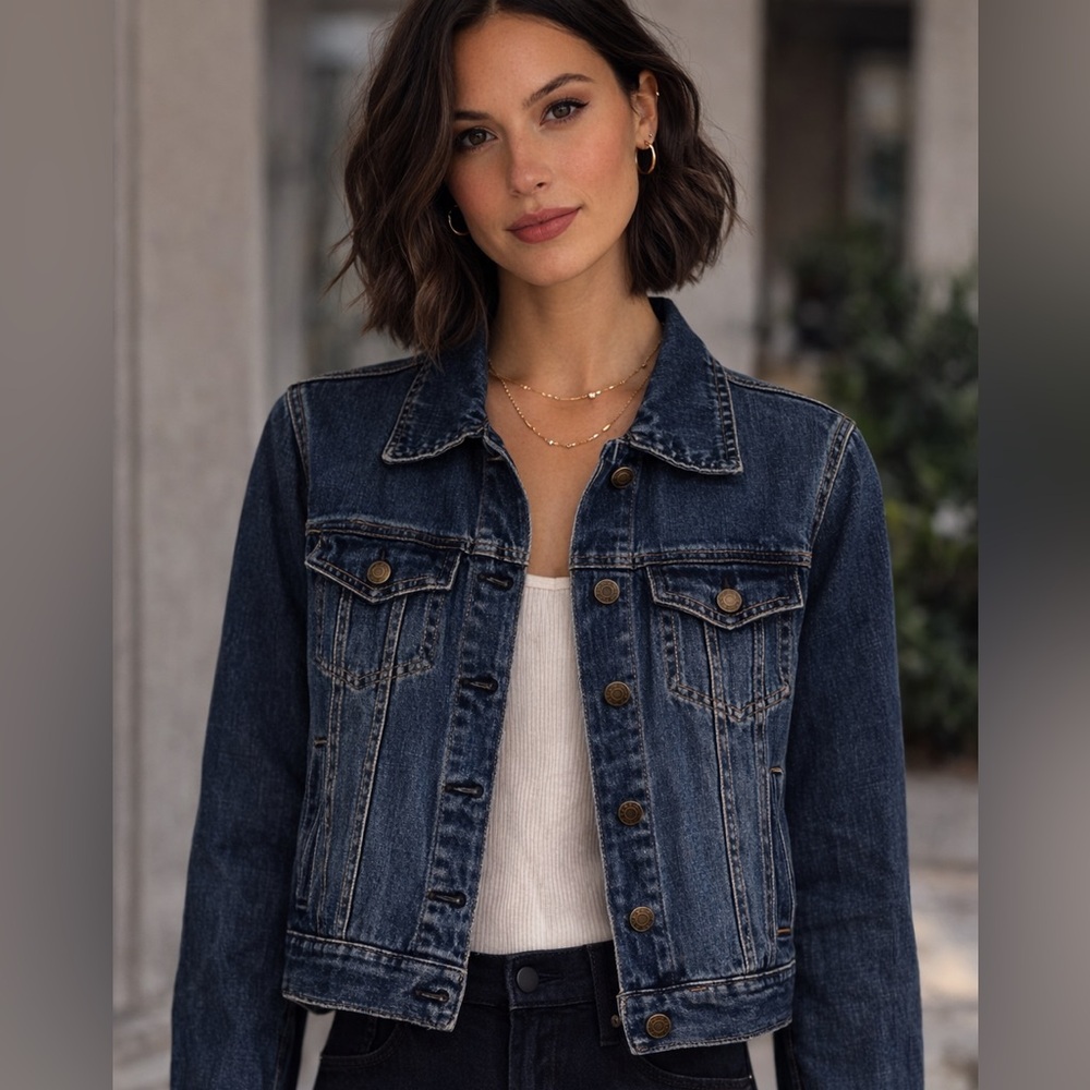J Crew Indigo Denim Jacket